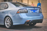 For Saab 9-3 Rear Diffuser Carbon Fiber 2008-2014