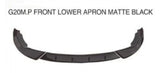 Three section Front spoiler gloss black for BMW 3 Series G20 MP GS380 320i 325i 2020-2021