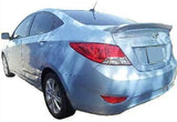 Painted for Hyundai Accent 4dr 2012-2018 LIP Rear Spoiler ANY COLOR NO DRILL