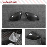 Dry Carbon Fiber Mirror Caps for Porsche Taycan 9J1 Turbo S 2019-2021 Replacement Style Side Rearview Mirror Cover Caps Exterior