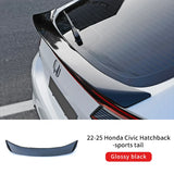 For Honda Civic 2022-2025 Ducktail Style Rear Trunk Spoiler Wing Rear Trunk Wing Spoiler Body Kits Auto Modification