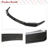 Carbon Fiber Front Bumper Lip Splitters For BMW X3M X4M F97 F98 LCI 2019-2022 Car Front Bumper Lip Chin Spoiler Splitters Guard
