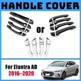 Auto Door Handle Cover For Hyundai Elantra Avante AD 2016-2020 2018 Body Kit Exterior Outer Door Handle Car-Styling Car Stickers