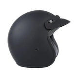 Motorcycle Matte Black 3/4 Open Face Moto Scooter DOT Adult Helmet Sun Visor Size S M L XL