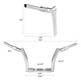10" 12" 14" Rise 1.25" Ape Hanger Handlebar Fit For Harley Softail Dyna Road King Sportster XL883 1200