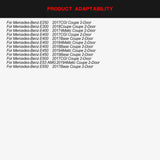 For Mercedes-Benz E Class W238 C238 E250 E400 E500 E550 2017 - 2019 Carbon Fiber Rear Trunk Spoiler Boot Lip Wing Lip