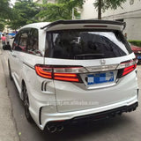 Body Kit Factory ABS Carbon Fiber Rear Tailgate Wing Spoiler For Honda Odyssey Elysion 2015-2020 Splitter Trunk Trim Affix Stick