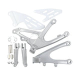 New Front Rider Footrests Foot Pegs Bracket Set For YAMAHA YZF R1 2007-2008