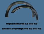 Fiberglass 2019-2023 For Dodge Ram 2500 3500 OE Style Fender Flares Set