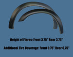 Fiberglass 2019-2023 For Dodge Ram 2500 3500 OE Style Fender Flares Set