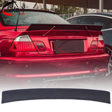 For BMW E46 1998-2006 2Door Sedan Car Rear Trunk Lid Boot Ducktail Real Carbon Fiber  Spoiler Wing Exterior Tuning Bodykit