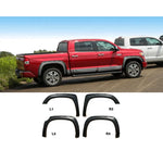 Pick up fender flare for Tundra 4x4 abs wheel eyebrow for Tundra fender