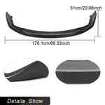 Carbon Fiber Car Front Bumper Lip Splitters for BMW 1 Series F40 118i M-Tech Hatchback 2020-2022 Front Lip Chin Protector Guard