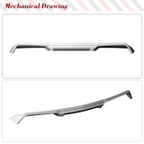 Car Rear Trunk Spoiler for Chevrolet Corvette C8 Stingray 2020 2021 Carbon Fiber Spoiler Boot Lip Car Trunk Spoiler High Wing