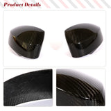 Car Side Rear Mirror Cover Sticker For Nissan 350Z Z33 2003-2009 Prepreg Dry Carbon Fiber Rear View Mirror Cover Caps Add On