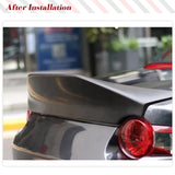 Car Trunk Spoiler Boot Lip Wing For Mazda MX5 ND 4th Generation 2016-2022 PU Spoiler Rear Trunk Spoiler Lip Cover Splitter