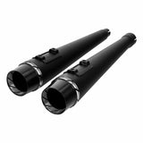 Motorcycle 4" Megaphone Tappered Slip On Exhaust Pipes For Harley Touring Road Glide Road King Street Glide 2017-2022