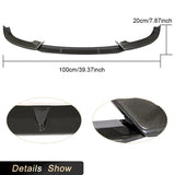 Carbon Fiber Front Bumper Lip Spoiler For Audi A5 Sline S5 S5 Sedan Sportback 2017 2018 Car Front Lip Splitters Chin Apron FRP