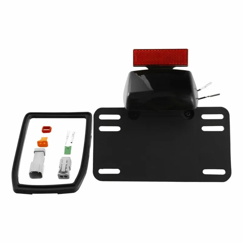 Motorcycle Tail Fender LED License Plate Light Kit For Harley Touring ...
