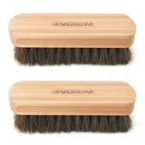 Multifunctional Genuine Horsehair Wooden Brush Car Detailing Polishing BuffingCar Brush Seat Handle Dashboard Roof Cleaning