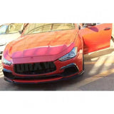 Carbon Fiber Front Lip Bumper Chin Spoiler for Maserati Ghibli 2014-2017 Front Bumper Guard Car Styling
