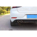 For New Golf Spoiler Rear Lip Diffuser for VW Volkswagen Golf 7 7.5 MK7.5 Standard And GTI 2017 2018 2019 PP Black Car