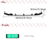 Carbon Fiber Car Front Bumper Lip for BMW X7 G07 M Sport Utility 4-Door 2019-2021 Car Raing Front Lip Spoiler Body Kit 3PCS/Set