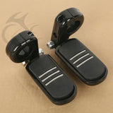 32mm Universal Highway Foot Pegs & Mount For Yamaha Kawasaki Suzuki Honda Harley