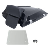 High quality ABS plastic Universal storage box trunk Tail Box Case Trunk  w/ Backrest Pad For Harley Touring Models 1997-2024