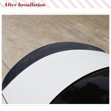 Car Rear Trunk Racing Spoiler for Mercedes Benz C-Class W205 C63 AMG Sedan 2015-2018 Carbon Fiber Car Rear Boot Highkick Wing
