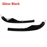Glossy Black/Carbon Fiber Look G20 2PCS Car Front Bumper Lip Splitter Body Kit Spoiler Diffuser For BMW 3 Series G20 2019 2020