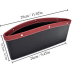 1 PCS Storage Organizer Box Caddy Car Seat Gap Pocket Holder Bag Case Car Pocket PU Leather Car Seat Slit Pocket Car Accessories