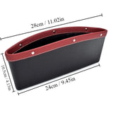 1 PCS Storage Organizer Box Caddy Car Seat Gap Pocket Holder Bag Case Car Pocket PU Leather Car Seat Slit Pocket Car Accessories