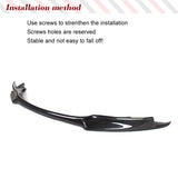 Car Front Lip Chin Apron Guard Body Kit For BMW 3 Series E90 E92 E93 M3 2008-2013 Caron Fiber Front Bumper Racing Lip Spoiler