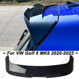 Car Rear Roof Spoiler Wing For VW Golf 8 MK8 GTI GTD R TSI TDI 2020-2023 Second Generation Odinger Style Tail Top Wing Spoiler