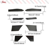 Dry Carbon Fiber Car Side Skirts Extension For Nissan Racing 400Z RZ34 2023 Rocker Plate Lip Separator Bumper Protector