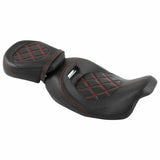 Motorcycle Two-Piece 2-Up Driver Passenger Seat For Harley Touring Electra Glide CVO Street Glide Road King Road Glide 09-2023