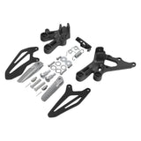 Motorcycle Front Driver Footpegs Footrest Pedals Bracket Set For Yamaha YZF R7 2022-2024