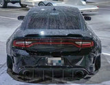 2015-2021 Trunk Spoiler Fit For Dodge Charger SRT- Hellcat SK style Carbon Fiber Deck lid Ducktail Highkick Spoiler