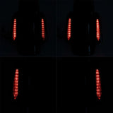 Motorcycle Rear Fender LED System For Harley CVO Style Touring Electra Road Glide 2009-2013 Clear/Red/Smoke/Orange Lens