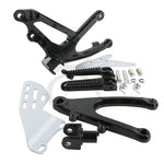 New Front Rider Footrests Foot Pegs Bracket Set For YAMAHA YZF R1 2007-2008