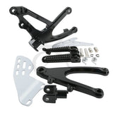 New Front Rider Footrests Foot Pegs Bracket Set For YAMAHA YZF R1 2007-2008