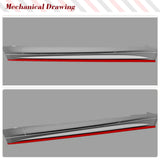 Carbon Fiber/ABS Glossy Black Side Skirts Extension Apron for BMW 4Series F32 F33 M Sport Coupe Convertible 2Door 2014-2017