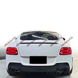 VOR Style Carbon Fiber Rear Spoiler For 12-14 Bentley GT GTC Facelift Rear Trunk Duck Tail Wing Part