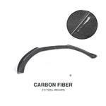 Carbon Fiber Front Bumper Lip Spoiler for Audi TT 8J MK2 Convertible Coupe 2-Door 2008-2009 Front Lip Splitters Bumper Guard