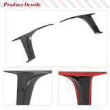 Car Front Bumper Fins Splitters Canards for Jaguar F-type SVR 2016 - 2019 Fog Lamp Covers Splitters Air Vents Carbon Fiber