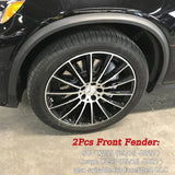 Wheel Arch Fender Flares Mudguards GLC43 GLC63 AMG Upgrade For Mercedes Benz GLC SUV X253 2015-2022 Coupe C253 2016-2022