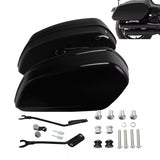 Gloss Black Saddlebags Bags Docking Hardware For Harley Softail Low Rider ST FXLRST 2022-2024