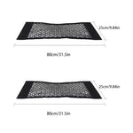 Car storage bag Trunk  Seat Elastic String Net Magic Sticker Universal Storage Bag Pocket Auto Organizer Seat Back Bag