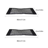 Car storage bag Trunk  Seat Elastic String Net Magic Sticker Universal Storage Bag Pocket Auto Organizer Seat Back Bag
